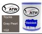 Preview: Toyota, Gray Pearl, 1G2: 500ml Lackdose, von ATW Autoteile West.